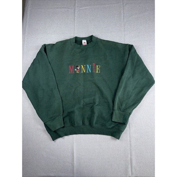 Hanes Other - Vintage 90s Disney Minnie Mouse Embroidered Sweatshirt Size XL Made in USA
